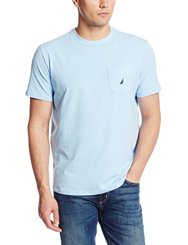 Nautica V41050 Camiseta, Azul (Noon Blue), Large (Tamaño del Fabricante:L) para Hombre