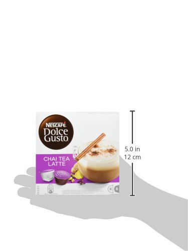 NESCAFÉ Dolce Gusto Chai Tea Latte, Pack de 3 x 16 Cápsulas - Total: 48 Cápsulas de té