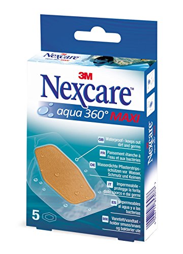 Nexcare Aqua Maxi Acupuntura protección 360 ° juego de 5 Acupuntura