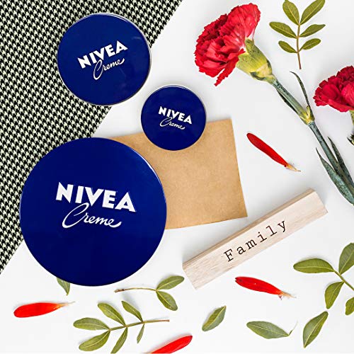 NIVEA Creme (1 x 30 ml), crema hidratante corporal y facial para toda la familia, crema universal para una piel suave e hidratada, crema multiusos