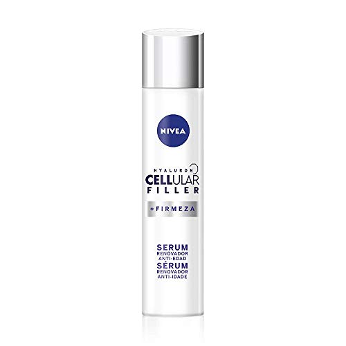 NIVEA Hyaluron Cellular Filler Serum Renovador Antiedad, sérum facial antiedad, sérum reafirmante, sérum antiarrugas para activar la regeneración celular - 1 x 40 ml