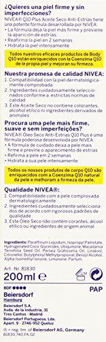 Nivea Q10 Aceite Seco Anti-Estrías - 200 ml