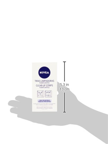 NIVEA - Tiras limpiadoras purificantes zona T para cara y rostro, 6 unidades