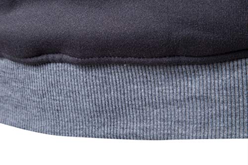 NOBRAND Otoño e Invierno - Sudadera con capucha para hombre Azul azul XXL