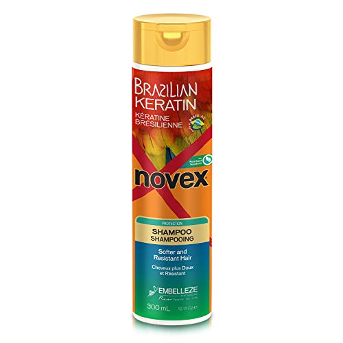 Novex Queratina Brasileña, Champú - 300 ml.