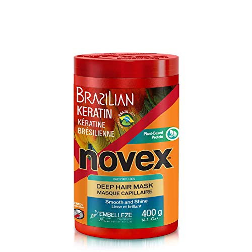 Novex Queratina Brasileña, Mascarilla Capilar - 400 gr.