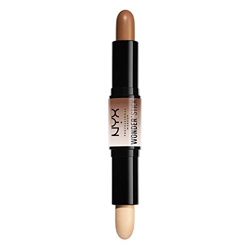 NYX PROFESSIONAL MAKEUP - Maquillaje de Contouring Wonder Stick, Contouring e Iluminador en Crema - Tono Universal (WS04)