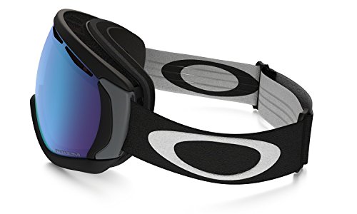 Oakley Canopy Gafas Deportivas, Unisex, Matte Black Blue Lens, 000