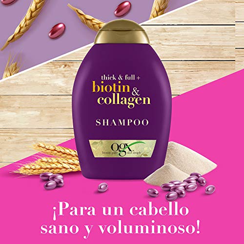 OGX -  Champú Biotina y Colágeno, 385 ml