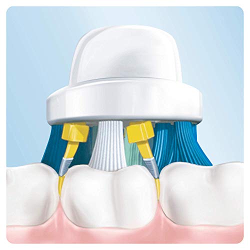 Oral-B FlossAction - Cabezal de Recambio, Set de 3 Recambios para Cepillo de Dientes Recargable, Limpieza Diente por Diente