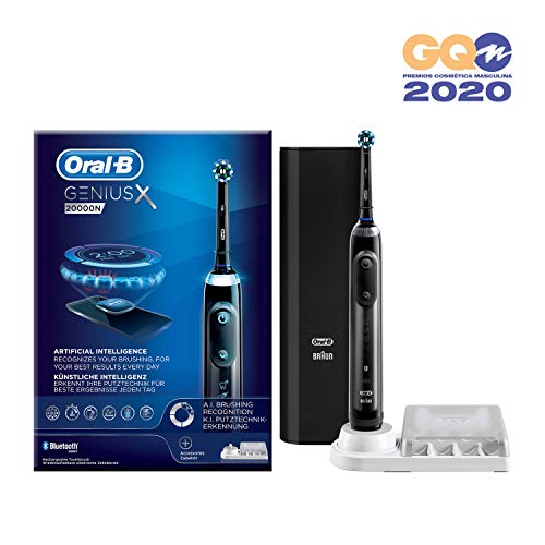 Oral-B Genius X 20000N - Cepillo De Dientes Eléctrico con Tecnología De Braun, Negro