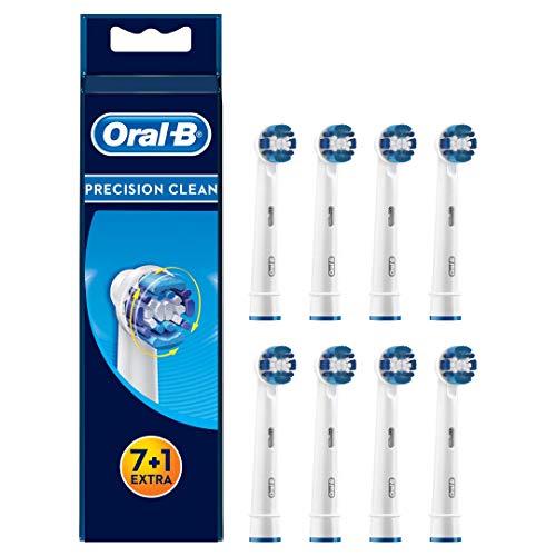 Oral-B Precision Clean EB20 - Pack de 7+1 cabezales para cepillos de dientes recargables