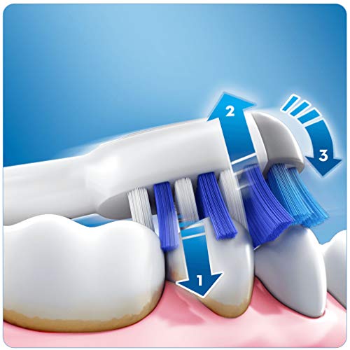 Oral-B TriZone 600 - Cepillo eléctrico recargable con tecnología de Braun, 1 mango y 1 cabezal de cepillo de dientes