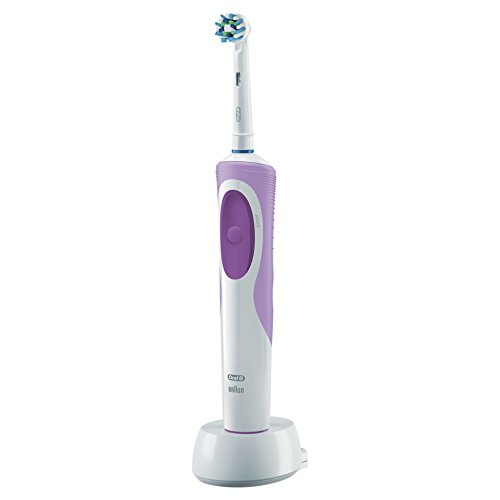 Oral-B Vitality CrossAction 2D - Cepillo electrico recargable, morado