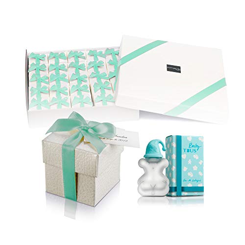 Pack 25 mini perfumes para bebé como detalles de boda o bautizo para invitados Tous Baby a dormir Eau de cologne 4,5 ml. original para baby shower