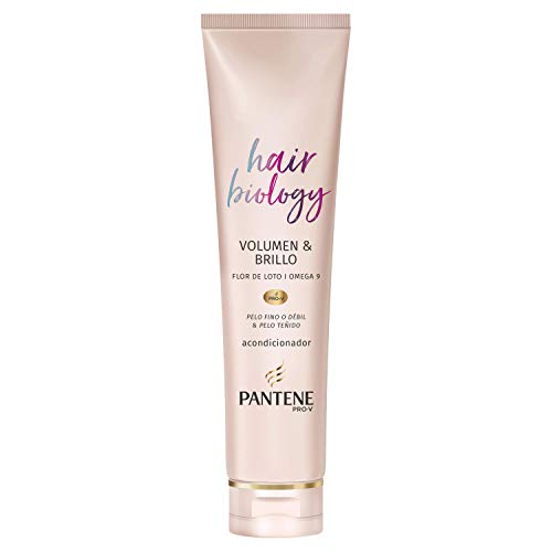 Pantene Pro-V Hair Biology Volumen & Brillo Acondicionador 160 ml, Para Pelo Fino O Debilitado Y Teñido