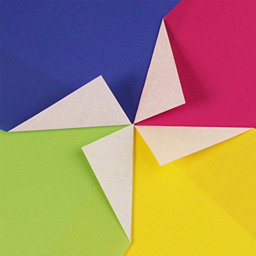 Papel para papiroflexia 100 hojas, Opret Papel de Origami Set para niños y adultos 20x20 cm/ 8x8 in 50 Colores Para Proyectos de Artes y Oficios