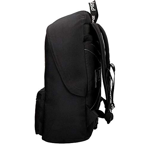 Pepe Jeans LondonOsset BackpackNiñosCarterasNegro (Black)13x30x37 centimeters (W x H x L)