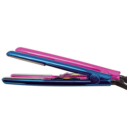 Perfect Beauty Titanium Mirror - Plancha cabello profesional titanio, Plancha pelo peluquería, Avanzada tecnología, Control temperatura 230 ºC máx., Especial keratina, color Rosa