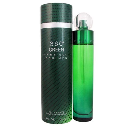 Perry Ellis 360 Green 100ml - eau de toilette (Hombres, Toronja, Apple, Grapefruit,Green apple, Cardamom, Nutmeg, Spices, Cardamom,Nutmeg,Spices, Ámbar, Moss, Haba tonka, Vetiver)