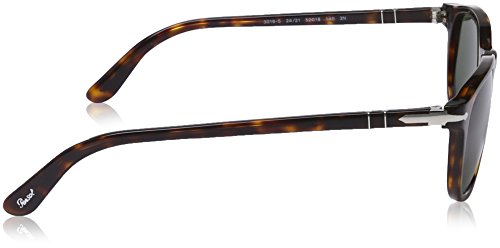 Persol - Gafas de sol Wayfarer PO 3019S 3019, 24/31, Havana, Gris