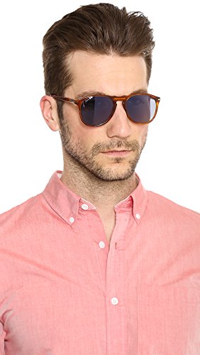 Persol Vintage Celebration Gafas de sol, Marrón (Terra Diiena/Blue), 52 Unisex-Adulto