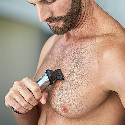 Philips Barbero MG7770/15  Recortador de barba y pelo, óptima precisión, 18 en 1 tecnología Dualcut, autonomía de 120 minutos, batería, Negro/Plata