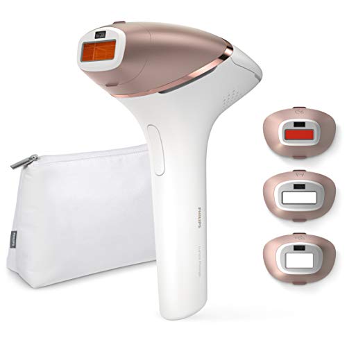 Philips Lumea Prestige BRI956 - Sistema IPL por luz pulsada para cuerpo de 250000 pulsos, con sensor de piel [Versión extranjera]