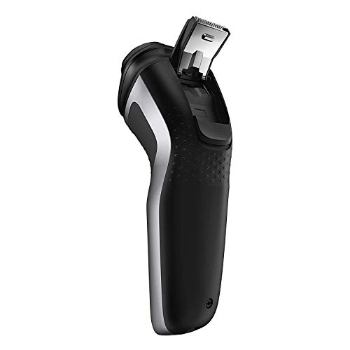 Philips Serie 1000 S1332/41 - Afeitadora eléctrica para hombre con cuchillas PowerCut, cortapatillas desplegable para bigote y patillas, 45 min de afeitado, con o sin cable