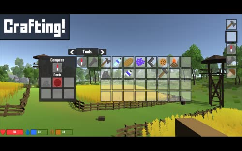 Pixel Block Survival Craft