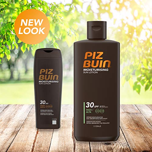 Piz Buin - Protección Solar, Moisturising Loción Solar Hidratante SFP 30 - Protección alta Bote 200 ml