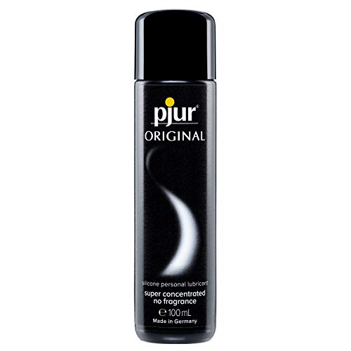 pjur ORIGINAL - Lubricante de silicona Premium - lubricación duradera sin pegarse - cunde mucho y es adecuado para preservativos (100ml)