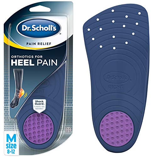 Plantillas ortopédicas de Dr. Scholl's, contra el dolor de talones, para hombre, 1 par