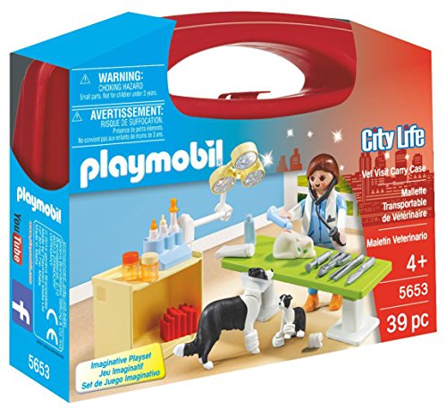 PLAYMOBIL Veterinaria- Playset, Multicolor, Miscelanea (5653)