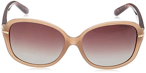 Polaroid P8419 LA 10A Gafas de sol, Beige (Beige/Brown Faded Polarized), 58 para Mujer