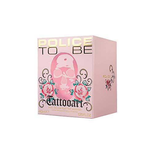 Police To Be Woman Tattoo Art, Agua fresca - 40 ml.