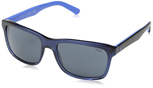 Polo Ralph Lauren 0PH4098 Gafas de sol, Transparente Blue, 57 para Hombre