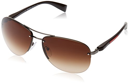 Prada LINEA ROSSA Ps 56Ms (65) Gafas de sol, Gunmetal, 62 para Hombre