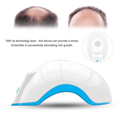 Prevención de la Pérdida de Cabello con Accesorios Para el Cabello con Casco Láser Certificación CE 98% de tasa Germinal 100-240 v(white)