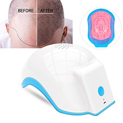 Prevención de la Pérdida de Cabello con Accesorios Para el Cabello con Casco Láser Certificación CE 98% de tasa Germinal 100-240 v(white)