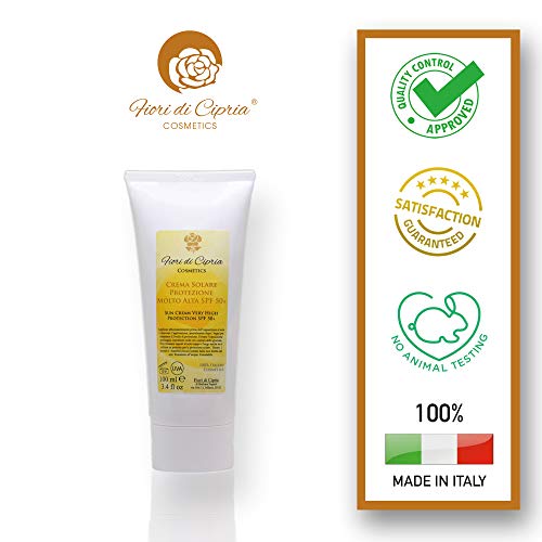 Protector Solar Muy Alto (Spf 50+) - Una Fórmula Rica En Aceite De Kukui, Ácido Hialurónico, Manteca De Karité, Jugo De Aloe Vera, Vitamina E - 100 ml