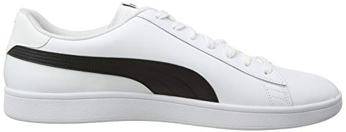 PUMA Smash V2 L, Zapatillas para Hombre, Blanco White Black, 41 EU