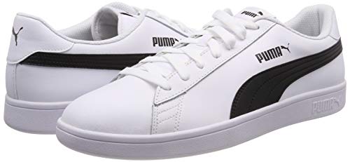 PUMA Smash V2 L, Zapatillas para Hombre, Blanco White Black, 43 EU