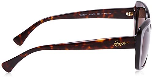 Ralph Lauren RALPH BY 0RA5241 Gafas de Sol, Shiny Dark Havana, 55 para Mujer