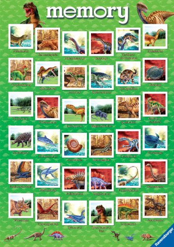 Ravensburger- Dinosaurier Memory, diseño Dinosaurios, Multicolor (22099)