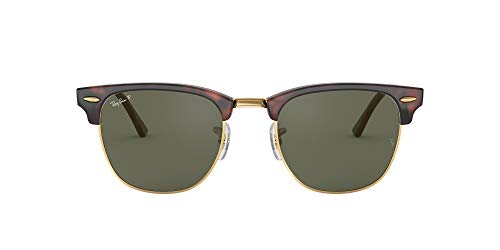 Ray-Ban 0RB3016 Gafas de sol, Negro, 49 para Hombre