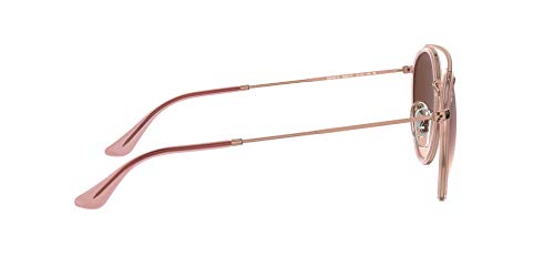 Ray-Ban 0RB3647N, Gafas de Sol Unisex Adulto, Rosa (Bronze Copper/Brown Gradient), 51