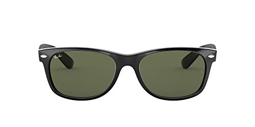 Ray-Ban 2132, Gafas de Sol Unisex, Multicolor (Crystal Green), 58 mm