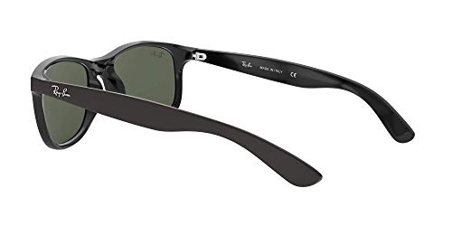 Ray-Ban Andy RB4202 606971 - Gafas de sol no polarizadas, negro mate / verde oscuro, 55 mm