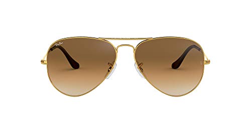 Ray-Ban - Gafas de sol Aviador 0RB3025-001/51 MOD. 3025 SOLE001/51, Oro/ marrón Grad